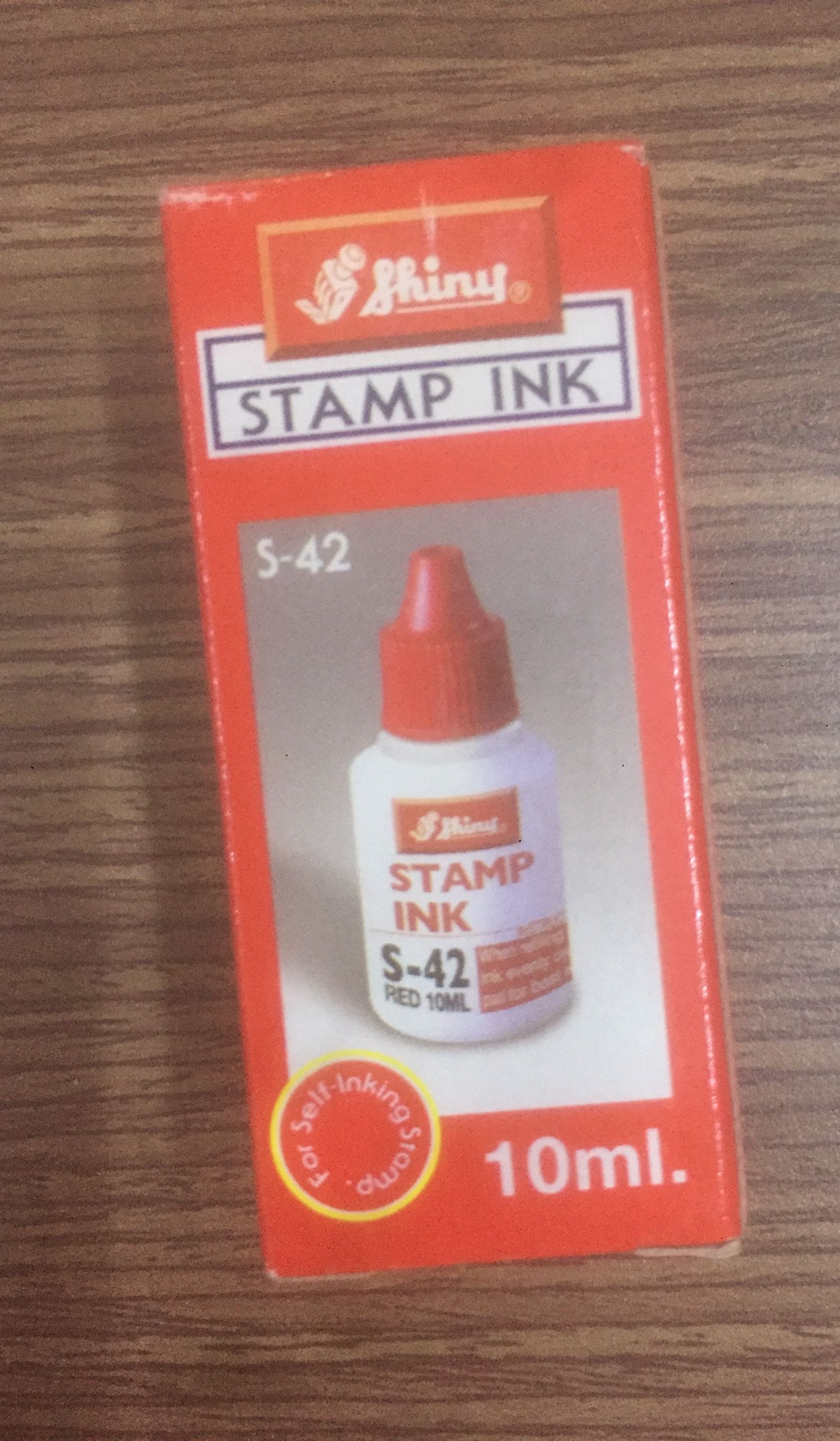 Mực dấu Shiny Đỏ S-42, 10ml