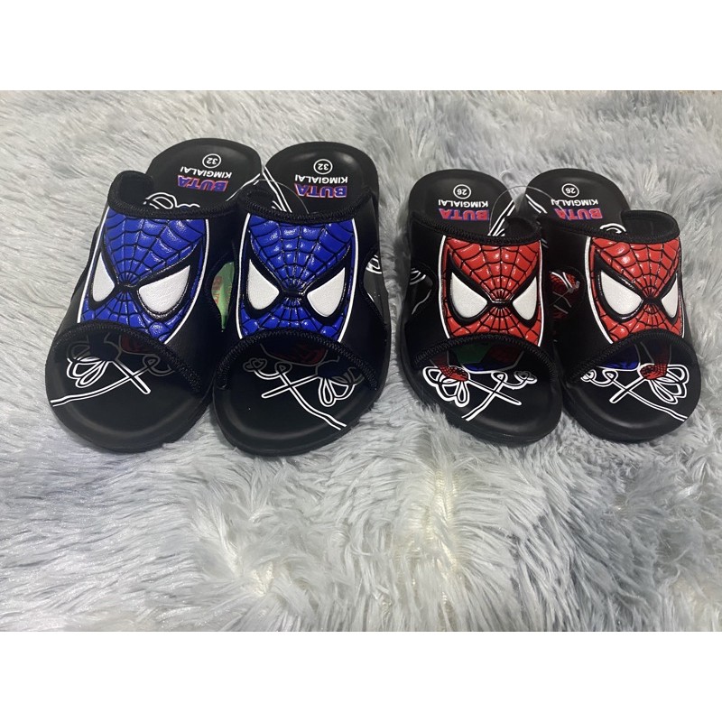 High-End Children's Fashion Spider Superhero Slippers
