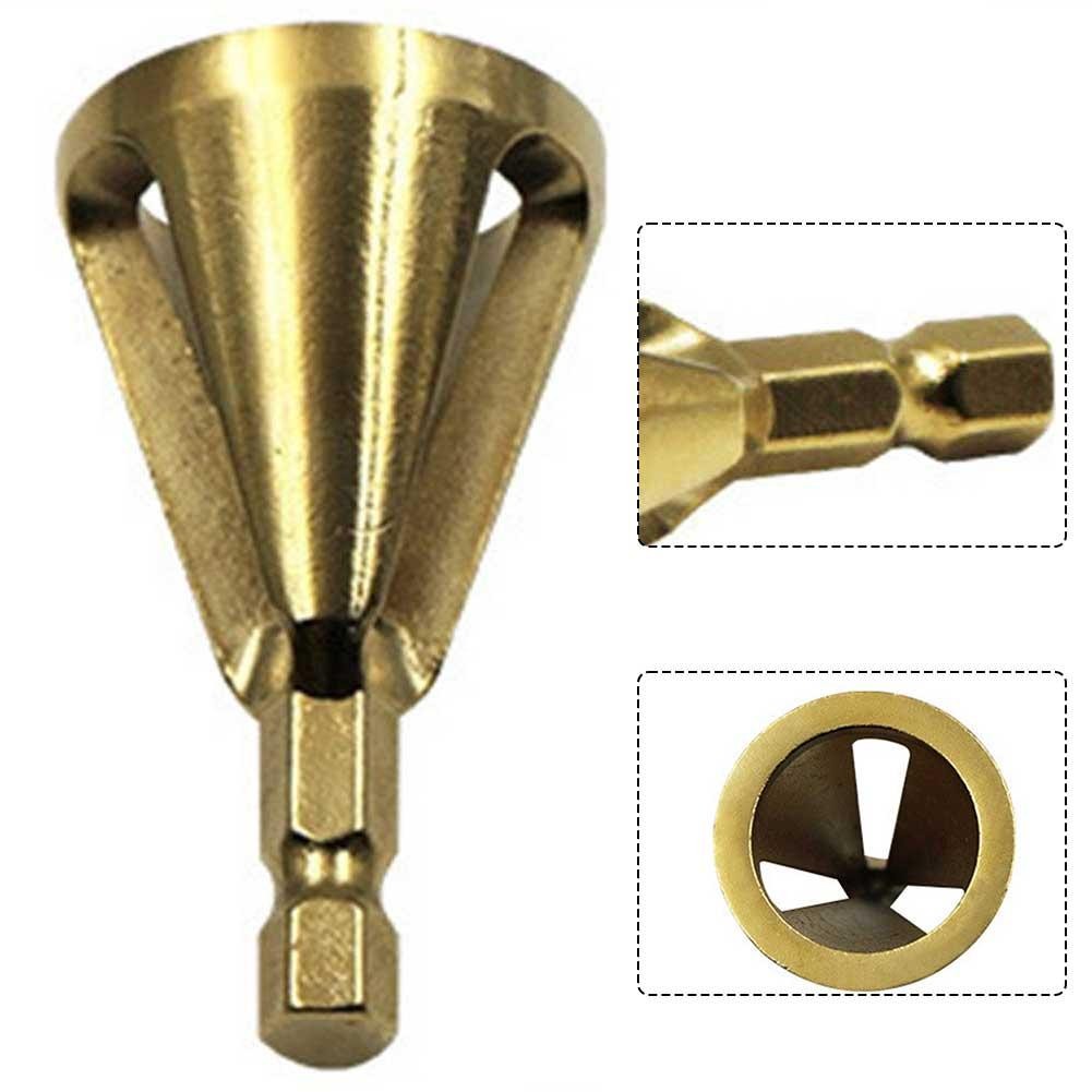 1PC Hex Handle HSS Deburring External Chamfer Tool Stainless Steel Removing Burr