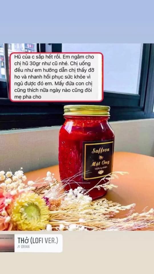 Saffron Tây Á ngâm mật ong