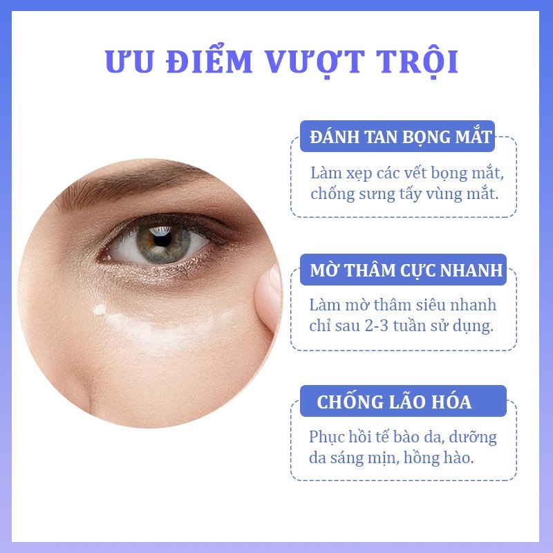 Kem khắc phục thâm quầng mắt Klirvin Nga