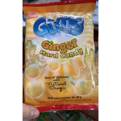 [NEW] Kẹo Gừng Ginger Hải Hà gói 80g