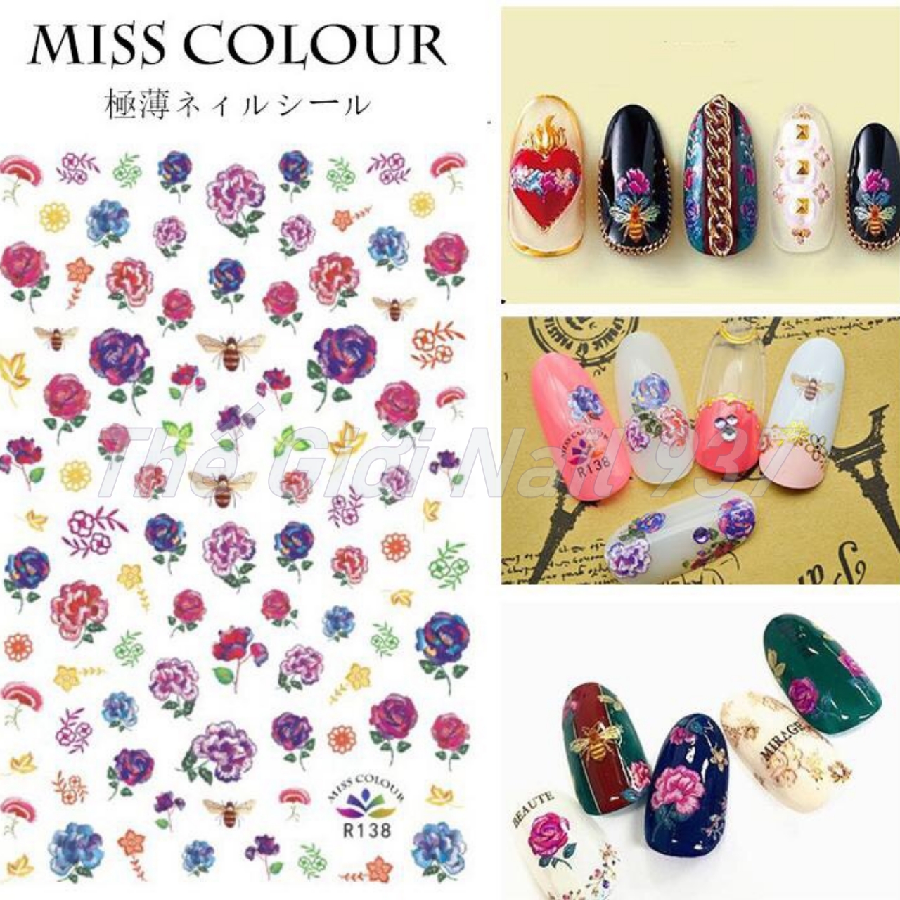Nail sticker dán móng tay - Chân - HOT 2