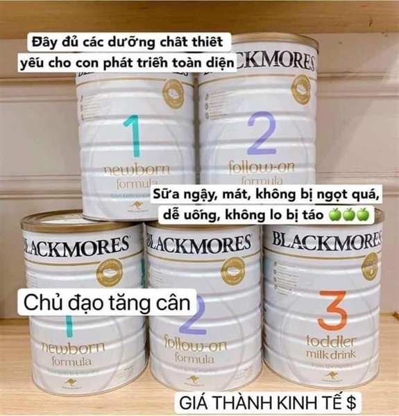 Sữa Black Mores 900g