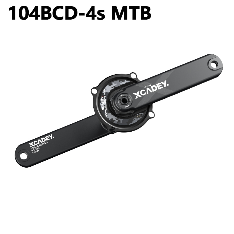 XCADEY Crankset POWER Meter Sepeda Balap, Set Engkol 110BCD 4 4H 5H