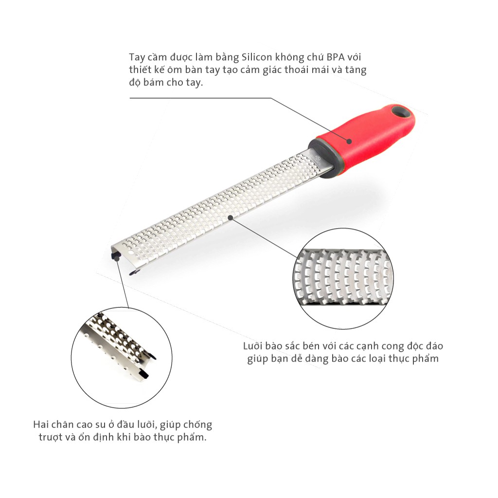 Benchusch Cheese Grater - 304 Stainless Steel