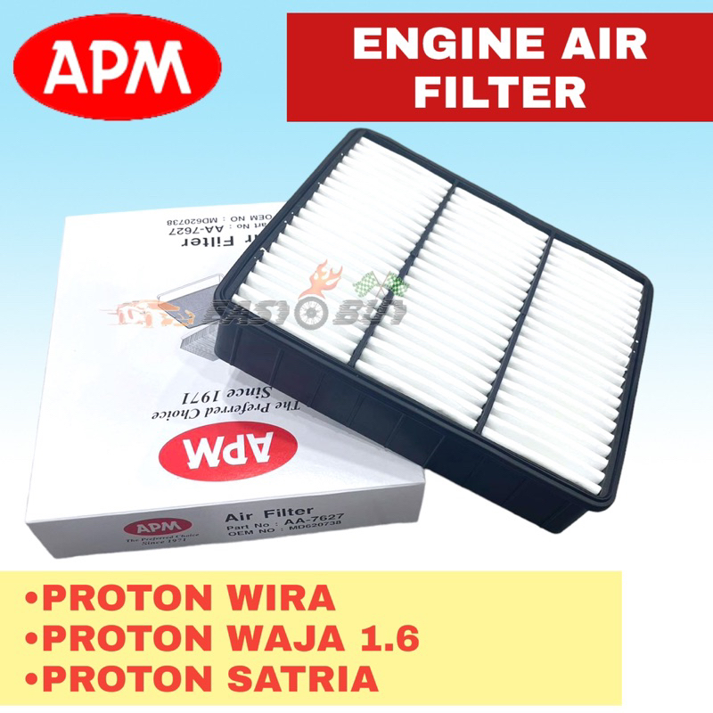 Original Apm Engine Air Filter Proton Wira Waja Satria