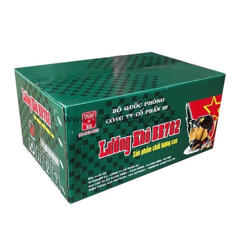 1 thùng lương khô QĐ BB702