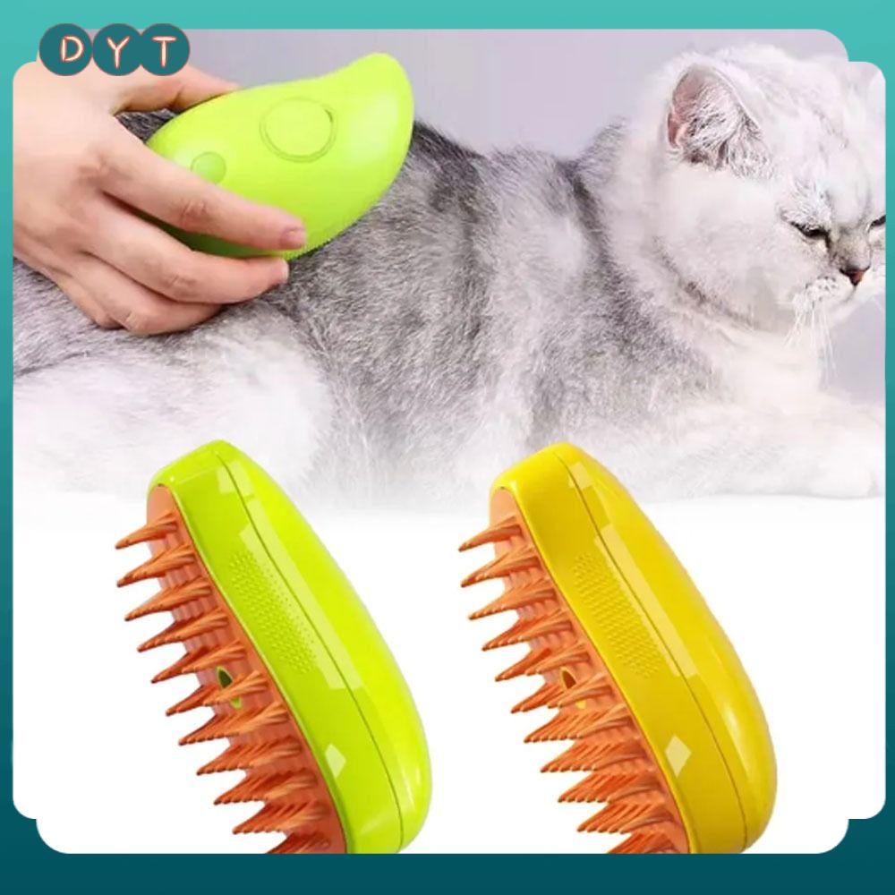Cat Steam Brush, Steamy Cat Brush, 3 In1 Cat Steamy Spray Brush, Self  Cleaning Steam Cat Brush, Steaming Cat Brush, Cat Hair Brush for Removing