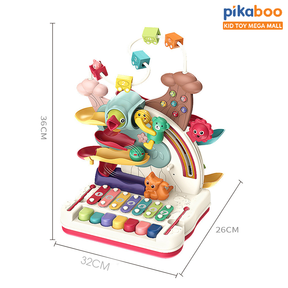 Đồ chơi giáo dục sớm 8 in 1 cao cấp Pikaboo cho bé phát triển toàn diện chất liệu nhựa ABS an toàn cho trẻ nhỏ