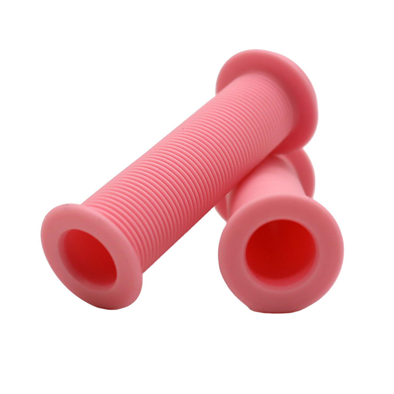 Ghxdryuru 1 Pair Bike Handlebar Grips Ergonomic Design Shock Absorption Bicycle Handle Grips Soft Non-Slip Rubber Right/Left Handlebar Handle Cover for Scooter Road Mountain Bicycle