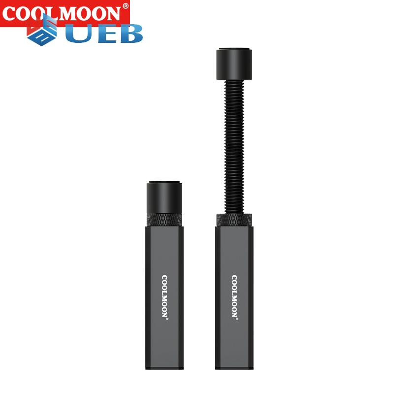 Coolmoon graphics card bracket telescopic spiral video card holder anti scratch aluminum alloy for atx/m-atx/itx chassis