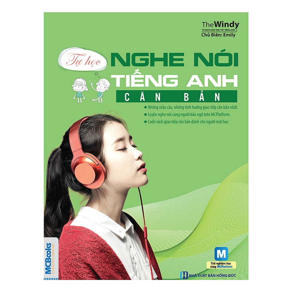 Sách - tự học nghe nói tiếng anh căn bản dành cho người mất gốc - học kèm app online