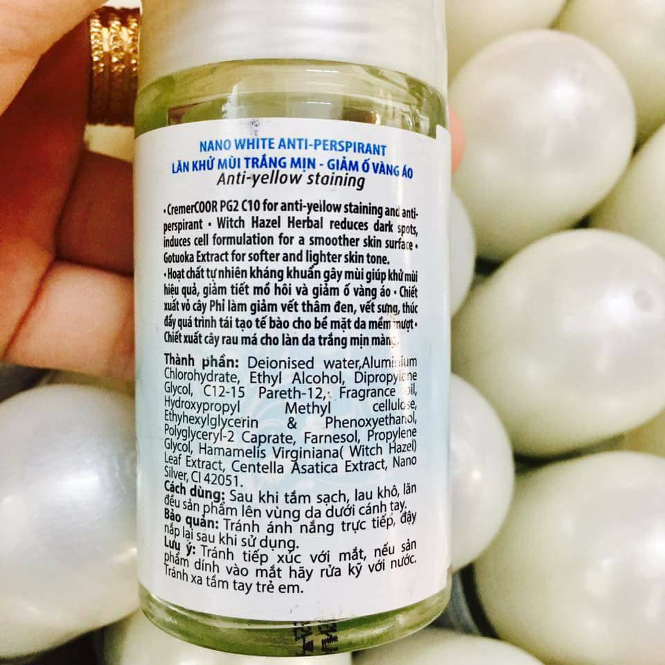 Lăn khử mùi dưỡng trắng da Levinia 70ml chính hãng
