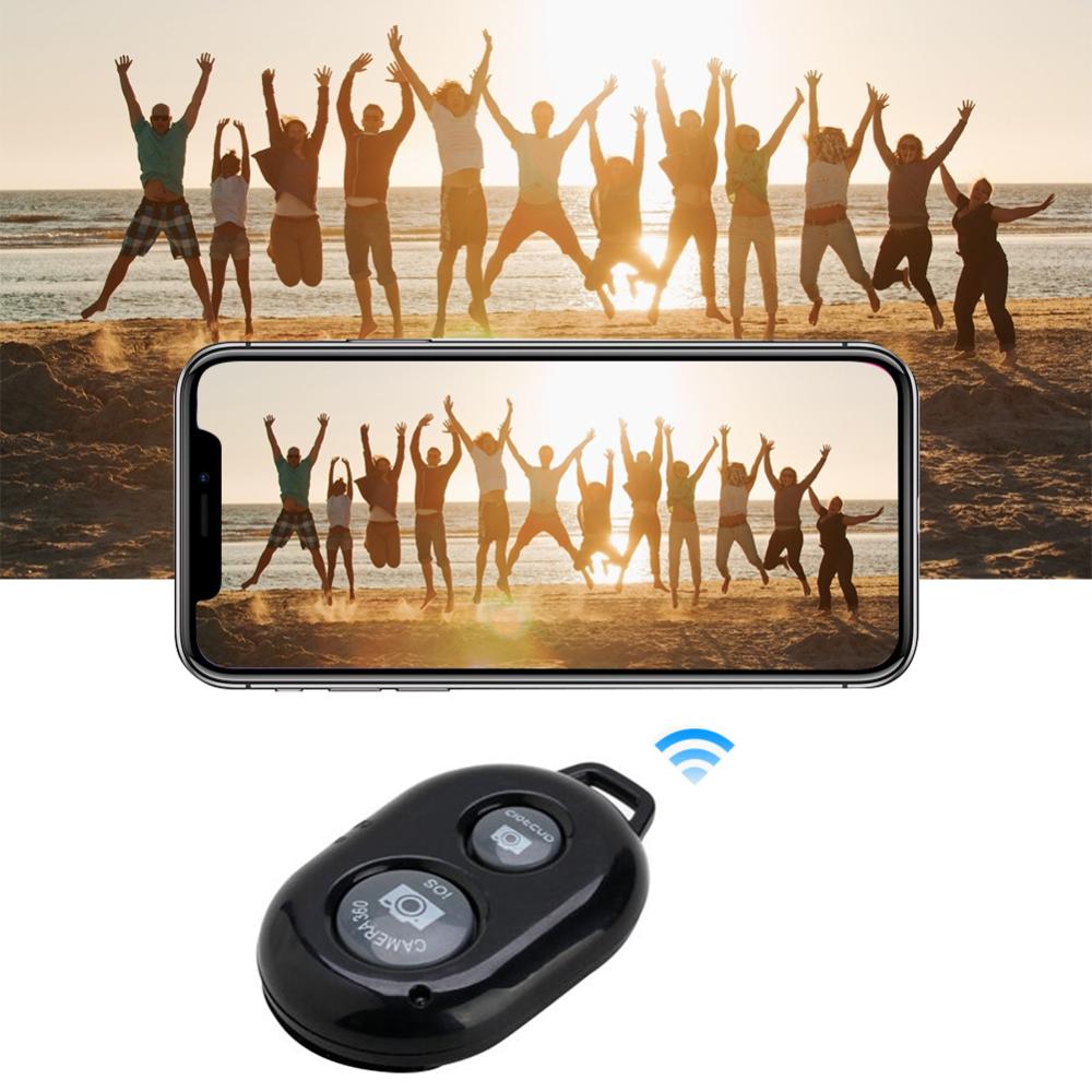 Wireless Bluetooth-compatible Phone Selfie Shutter Release Camera Remote Control