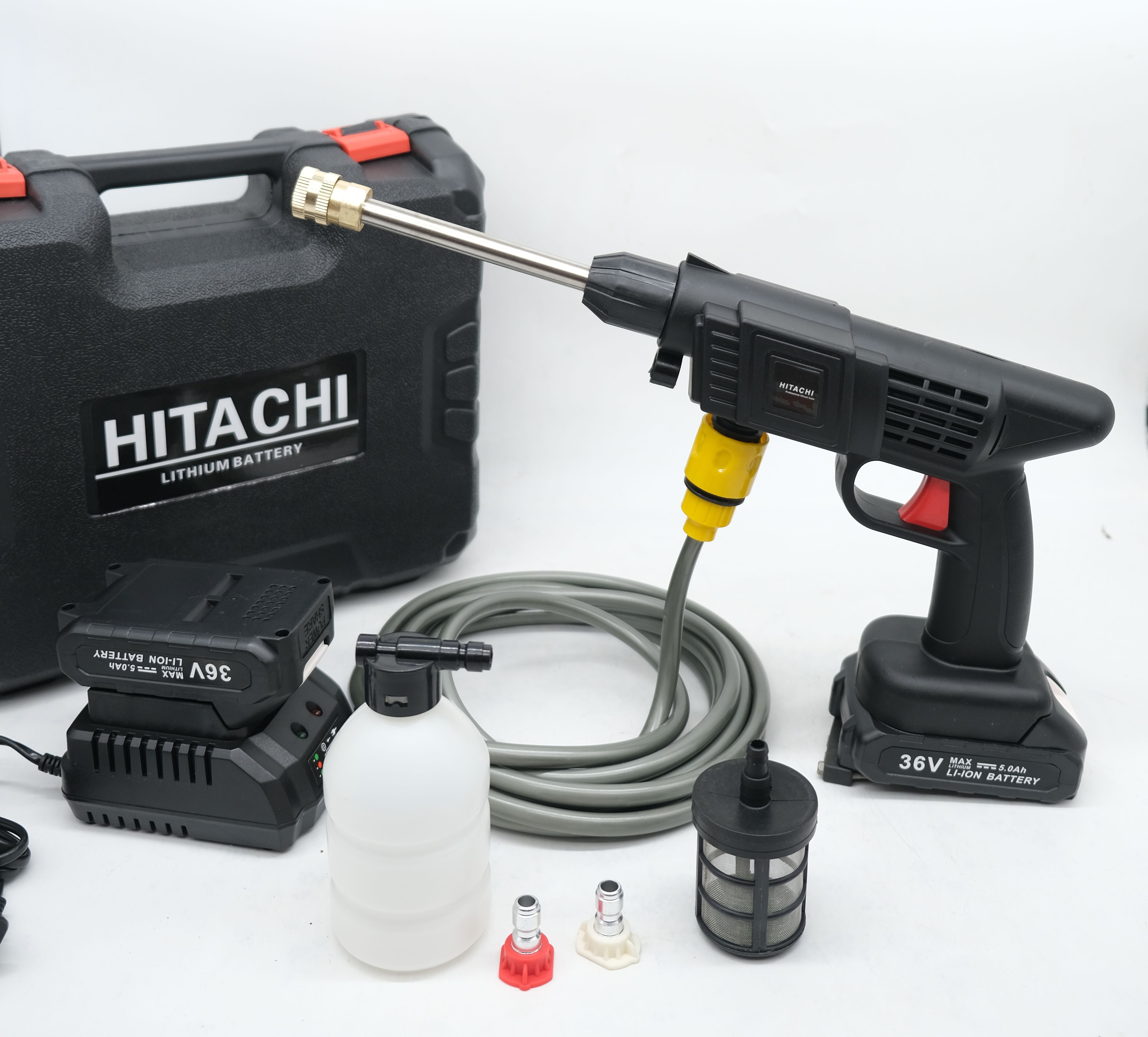 Máy rửa xe PIN Hitachi - Mới nhất 2022