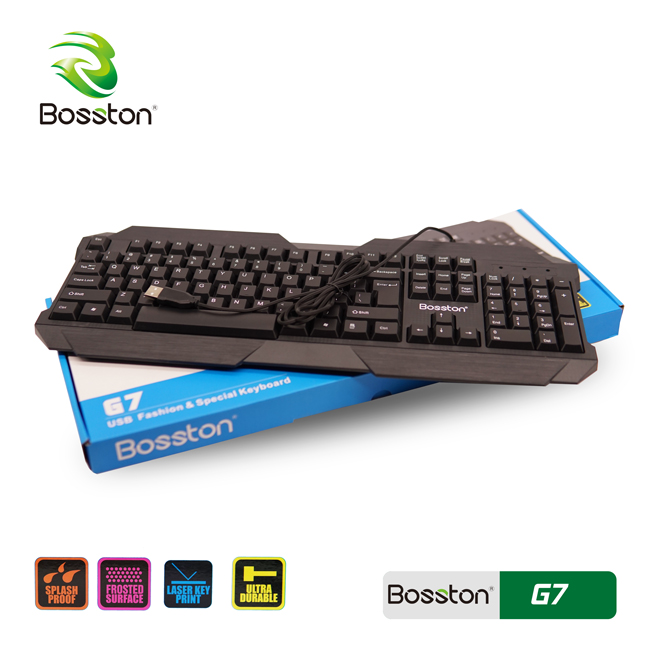 Bàn Phím Gaming Bosston/Vision G7 Chính Hãng (Đen)