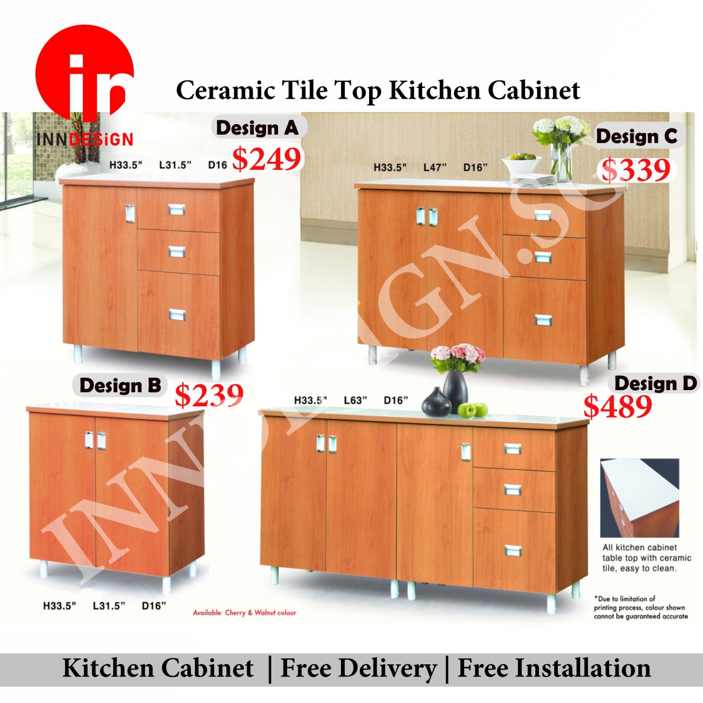 Cina 4 Designs Plywood Kitchen Cabinet With Ceramic Tiles Top Plywood Kitchen Cabinet