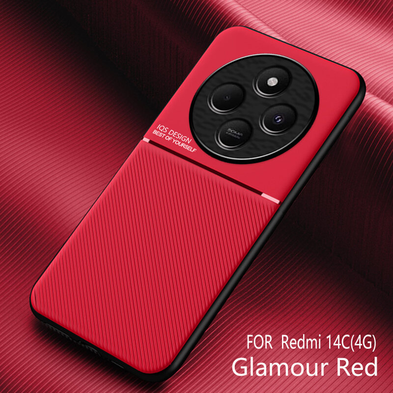 xipare%20for%20Redmi%2014C%204G%20Phone%20Case%20Rubbed%20Pattern%20Shelll%20Support%20Car%20Twill%20Ultra%20Thin%20Shockproof%20Back%20Cover%20-%20Image%209