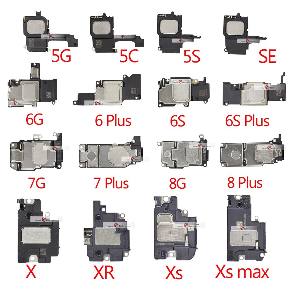 Iphone Xs Ringer LoudSpeaker FlexFor iPhone X XR Xs Max 6 6s 7 Plus Loud Sound Buzzer ...