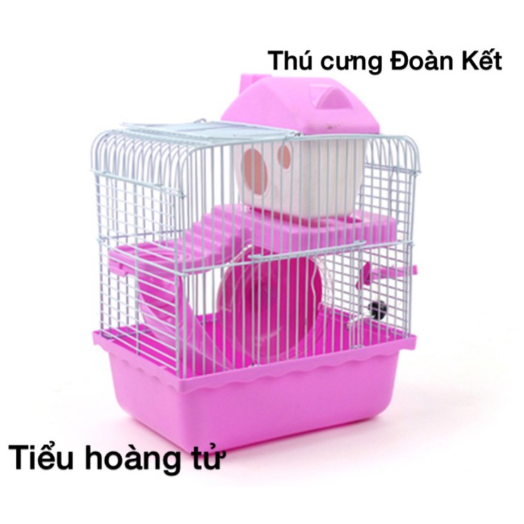 Lồng hamster _Tiểu hoàng tử (lồng kèm phụ kiện đầy đủ)