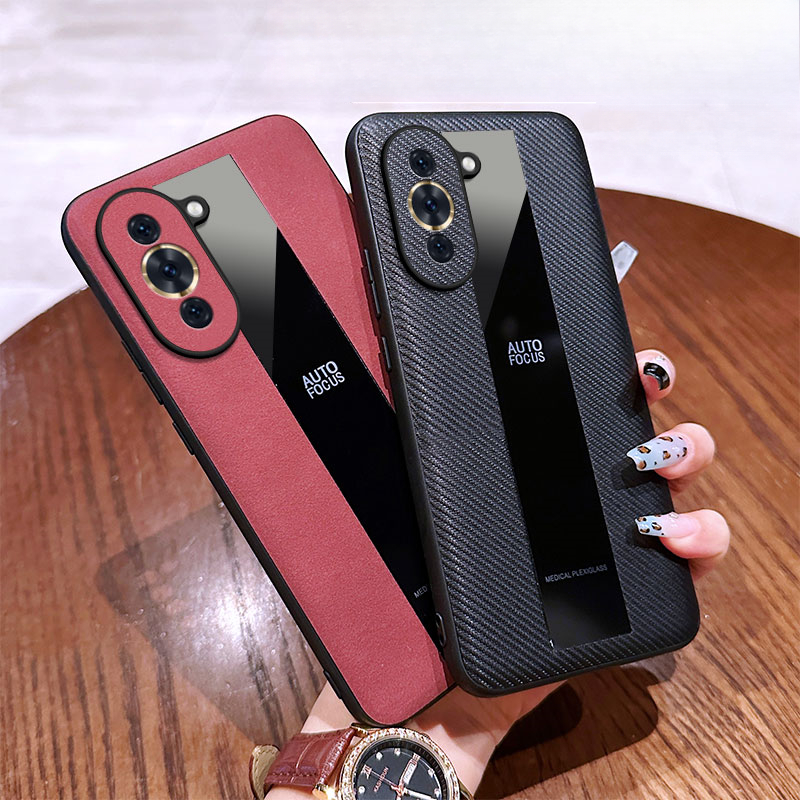 For Huawei Nova 6 7 7i 8 9 10 Pro Case Fluff Luxury Sheepskin Silicone Soft Business All-Inclusive Leather Anti-knock for Huawei Nova 6 7 9 8 10 SE Phone casing.