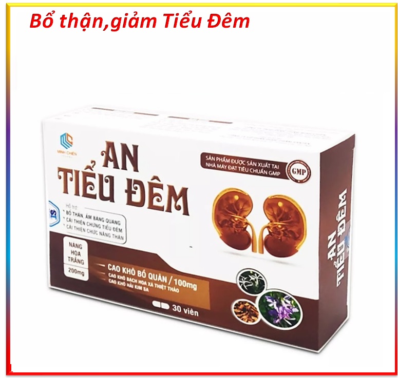 Viên Uống An Tiểu Đêm - giúp giảm Tiểu Đêm ,Tiểu Buốt ,Tiểu Nhiều Lần ,Tiểu không kiểm soát -Thành Phần 100% từ Thảo Dược - Hộp 30 viên