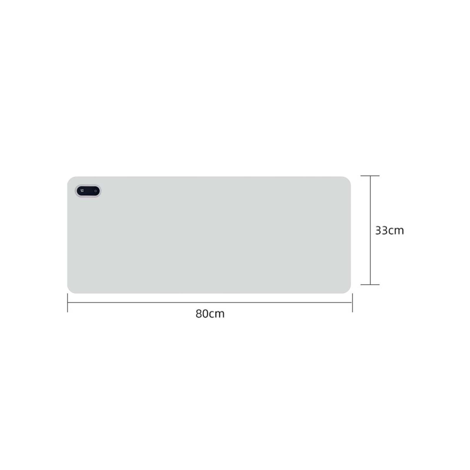 Baoblaze Heated Mouse Pad Multipurpose Mouse Pad Portable Gaming Mouse Mat PU Leather Hand Warmer for Computer for Home Desktop Household