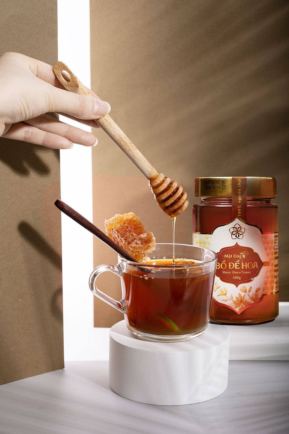 Tháp Lễ Mật Ong Bồ Đề Hoa 500g