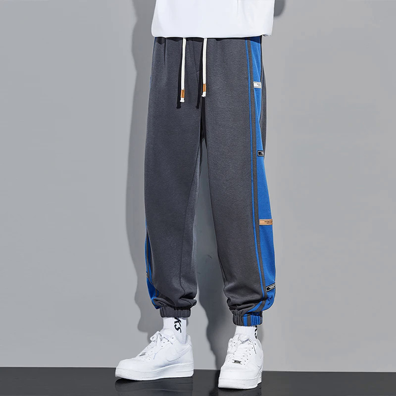 Autumn Loose Side Stripe Baggy Pants Men Streetwear Casual Side Stripe Track Pants 2023 Men's Trousers Sweatpants Joggers Mens