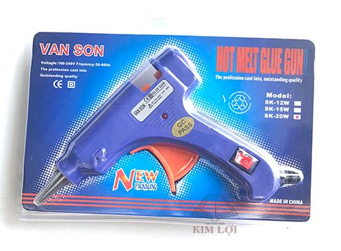 Súng Bắn Keo Nến Silicon Nhỏ 20W (có công tắc)