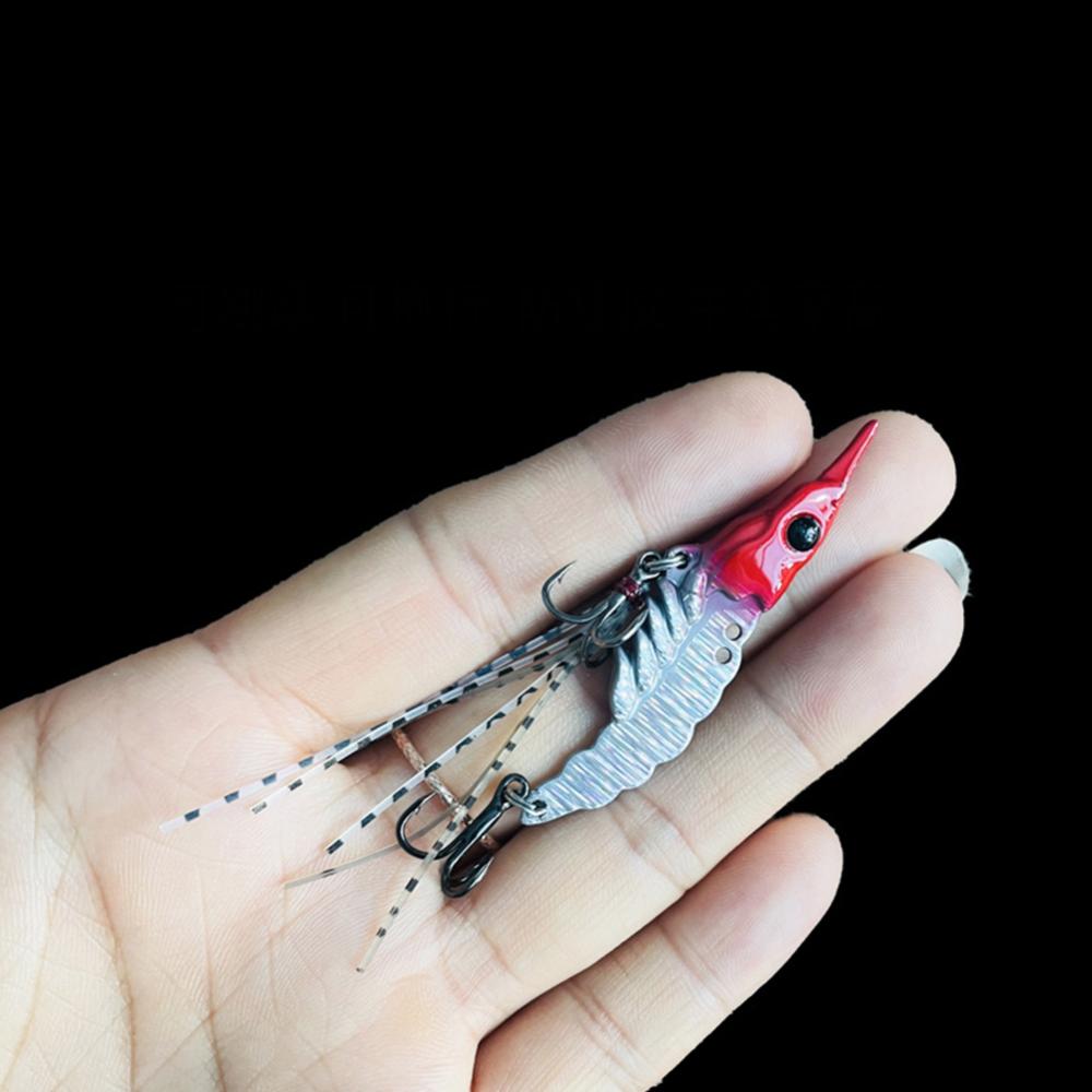 8g Shrimp Baits Silicone Legs with VIB Sinking Hooks Saltwater Fishing  Shrimp Lures for Freshwater and Saltwater