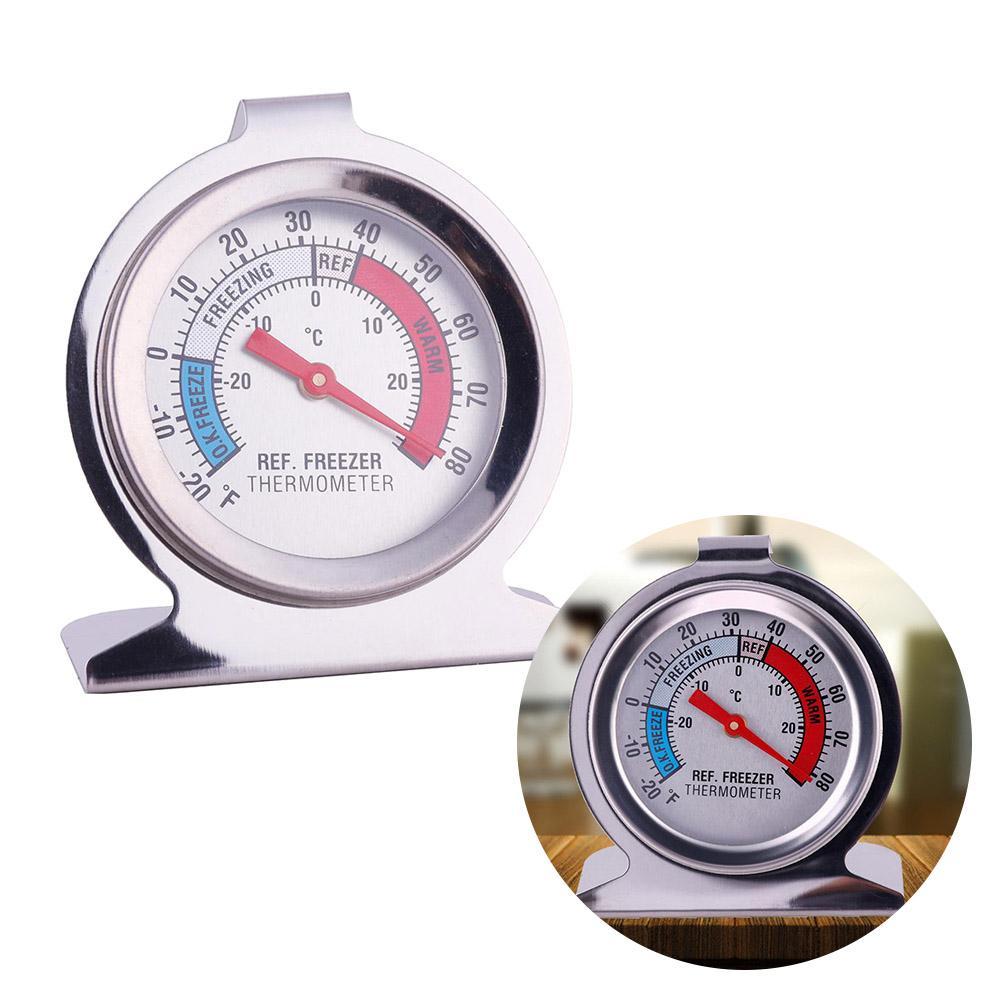 Kitchen Thermometer Stainless Steel Dial For Refrigerator Freezer R9N7 Fridge