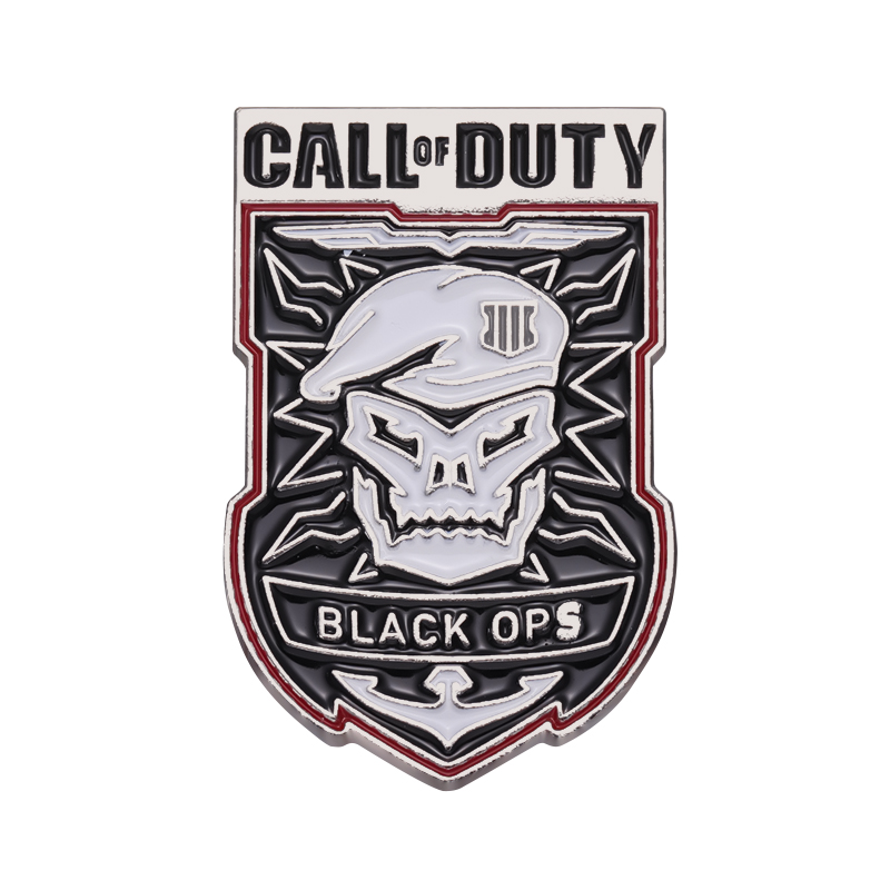 Call of Duty Enamel Pin Brooches Black Ops Metal Brooch Lapel Badges Game Jewelry Gifts for Friends Fans