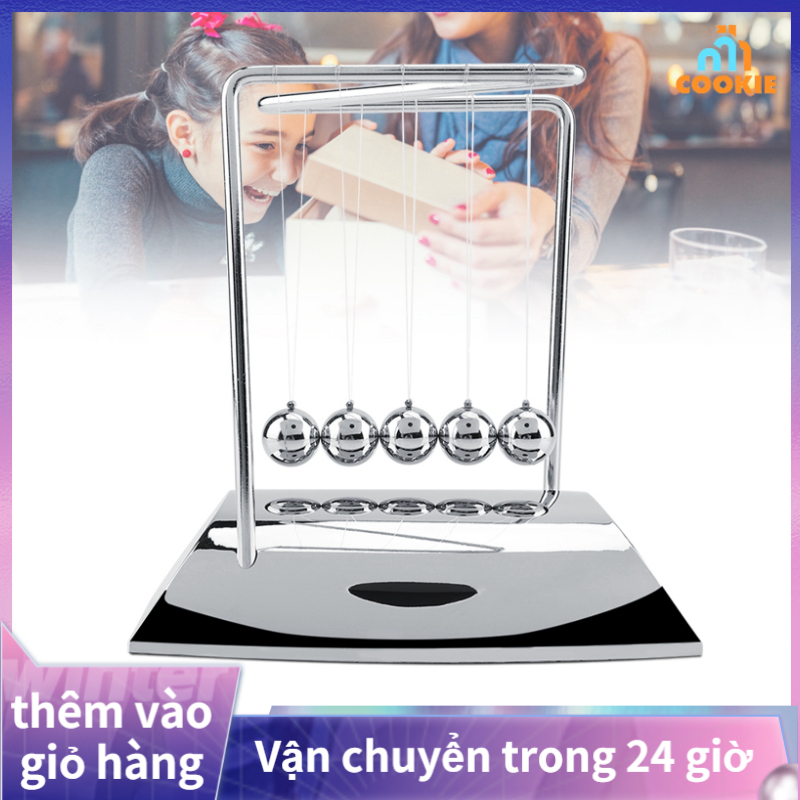 Newton's Cradle Balance Steel Balls Physics Science Pendulum Ornaments Toy Desk