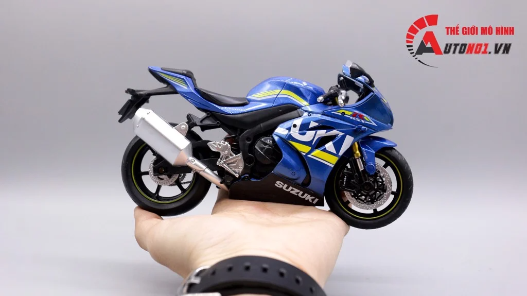 Mô hình xe Suzuki Gsx-R1000 tỉ lệ 1:12 CCA 31489 7207