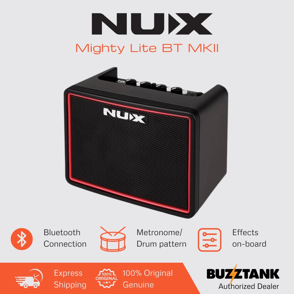 NUX Mighty Lite BT MKII Desktop Modeling Guitar Amplifier | Lazada