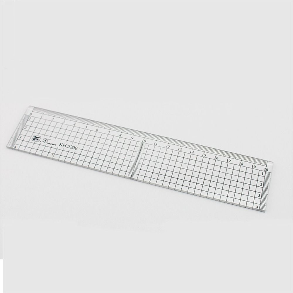 School Supplies 20 30 50cm Transparent Ruler Board Stationery Writing ...