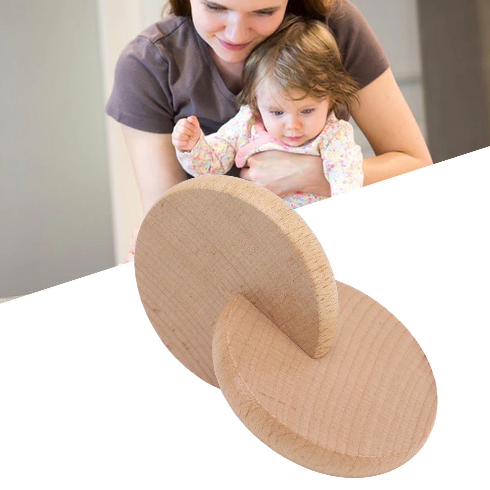 Montessori Interlocking Disc Montessori Shape Puzzle 2PCS for Kindergarten