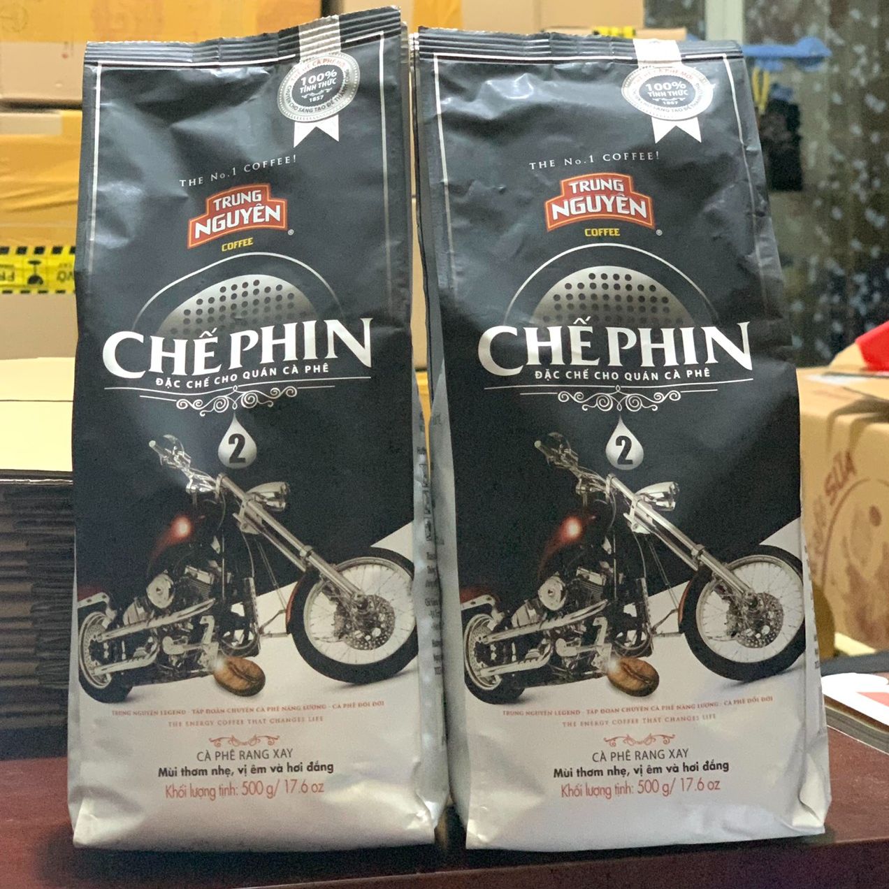 ( 500gam CP2) Cà phê Chế phin Số 2 Trung Nguyên( Túi 500gam - Cà phê pha phin)