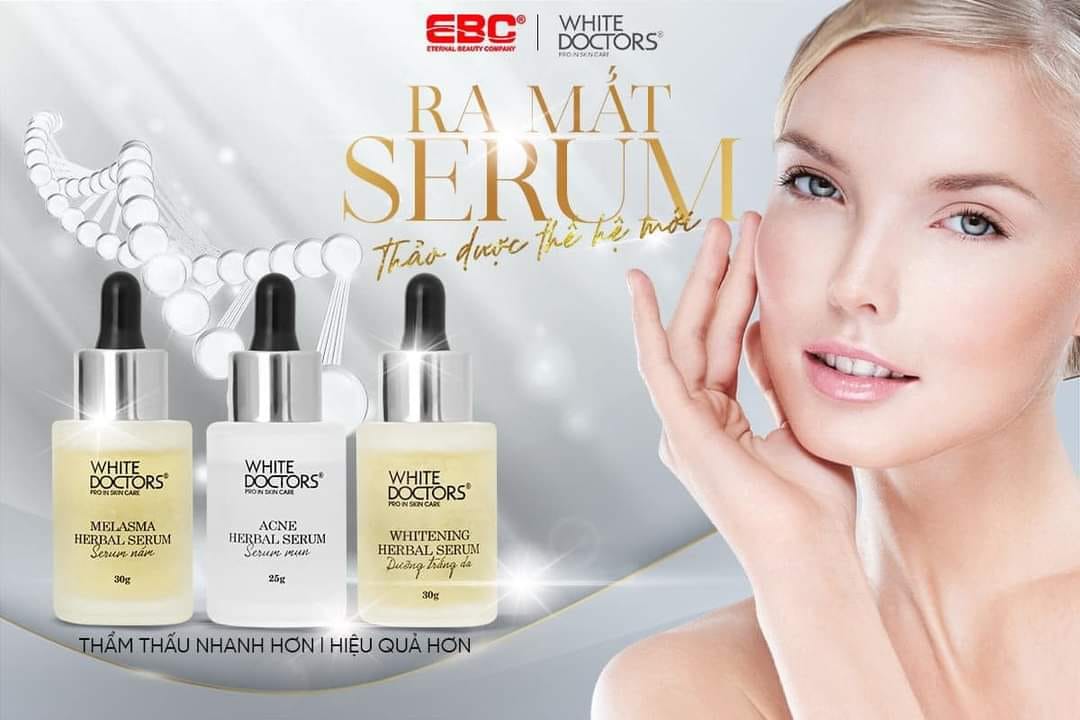 Serum dưỡng trắng da mặt white doctors cao cấp (dưỡng da ban đêm)