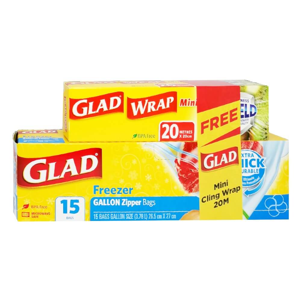 Glad® Freezer Bag 15 ct Gallon - Glad Philippines