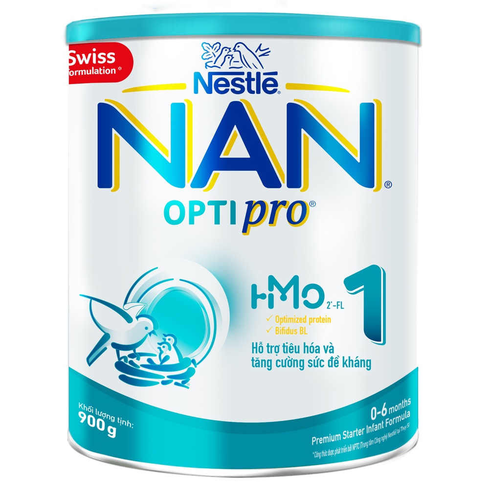 Sữa Bột Nestlé NAN Optipro 1, 2,3,4 Hộp 850g (Thụy Sĩ)