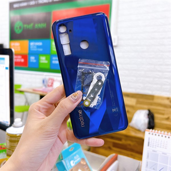 Bộ vỏ Realme 5 Pro zin mấu máy chuẩn hàng như hình