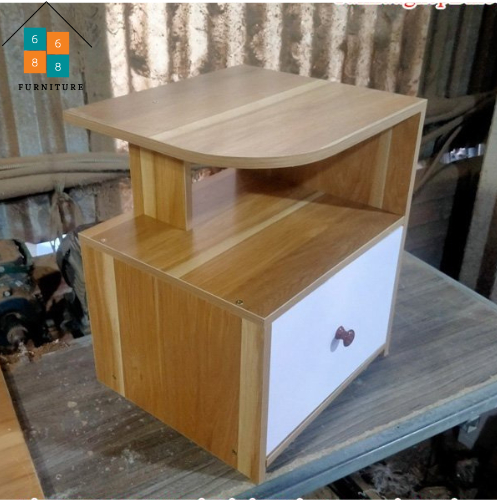 Tặng Tua Vít - Tủ Đề Đầu Giường - Tab Đầu Giường Gỗ MDF Cao Cấp Màu Gỗ Có Khóa An Toàn Lắp Ráp Dễ Dàng