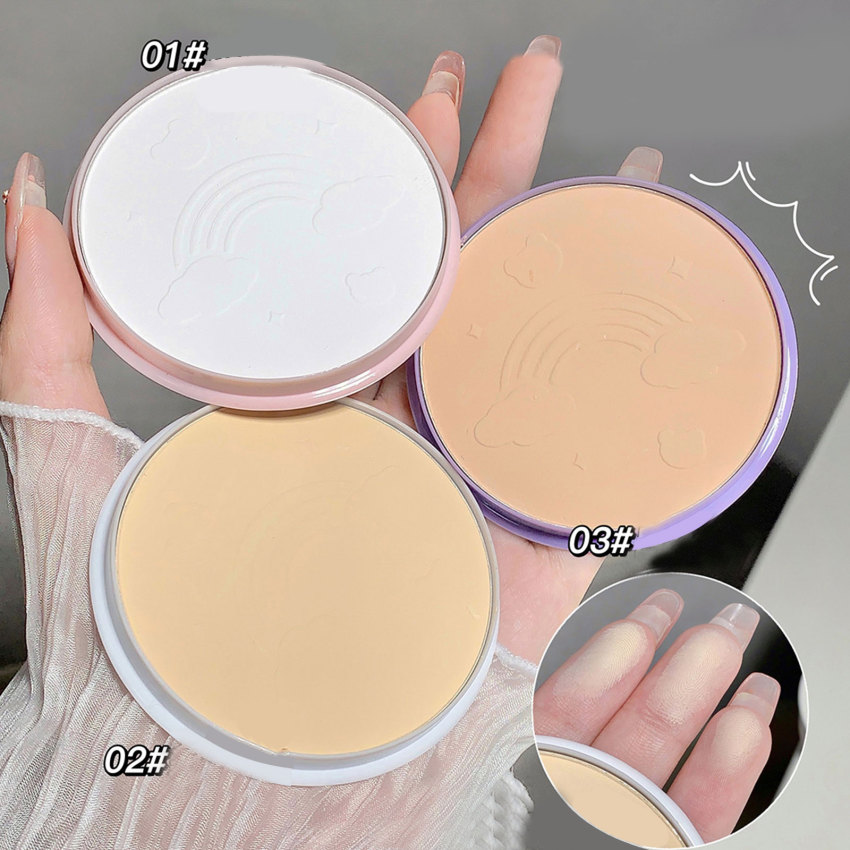 Milk Cute Press Powder Matte Clear Setting Makeup Powder Concealer Face Brighten Makeup Long Lasting Powder