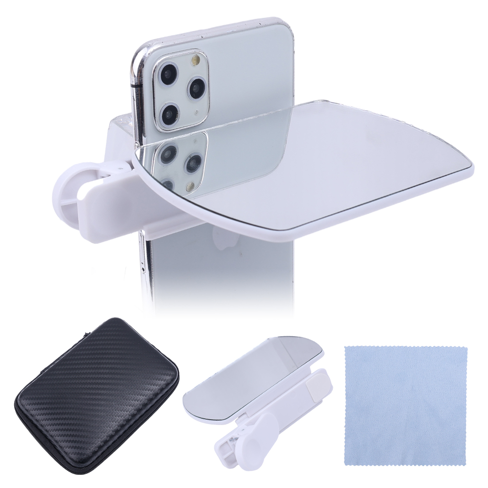 【Prime deal】 Camera Reflection Clip Kit Adjustable Reflector Phone Lens Reflecting Selfie Vlog Artifact.