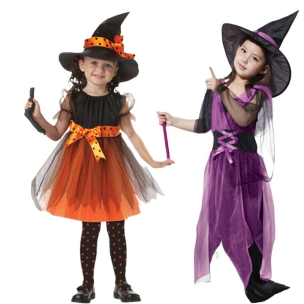 Halloween Trẻ Em Trang Phục Bé Gái Cos Phù Thủy Nhà Ảo Thuật Trình Diễn  Trang Phục Cosplay Phù Thủy Công Chúa Váy Đầm | Lumtics | Lumtics - Đặt  hàng cực