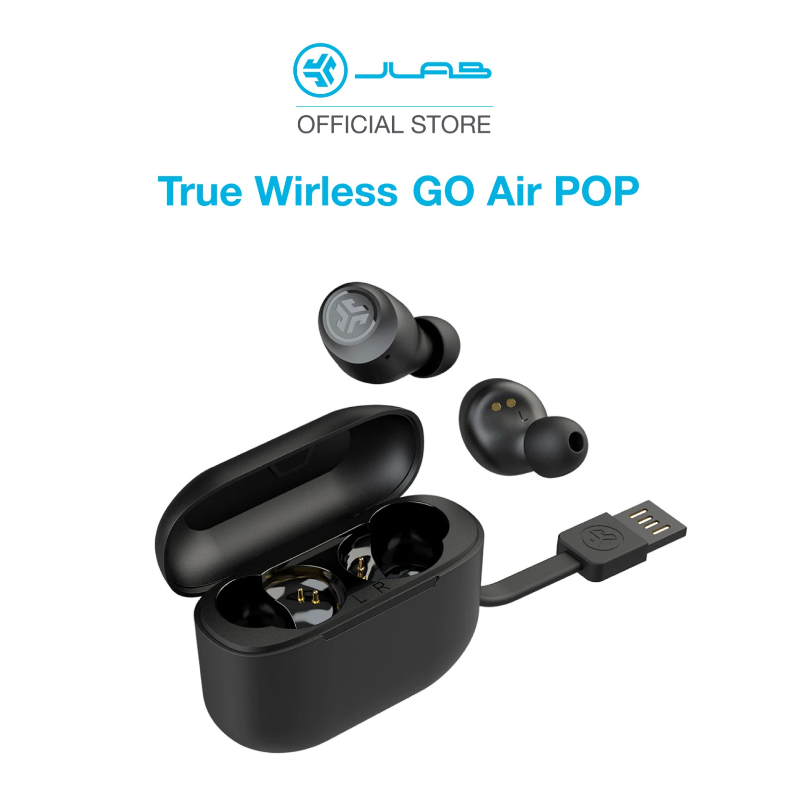 Tai nghe Bluetooth True Wireless JLab GO Air Pop - Hàng chính hãng thumbnail