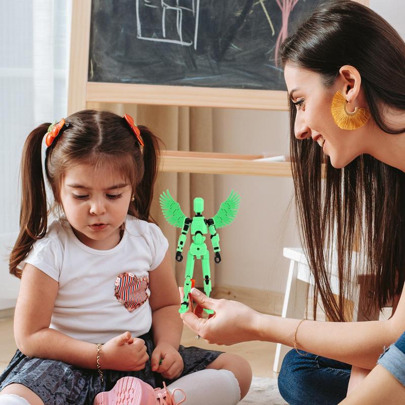 Joint Movable Action Figures 3D Printed Multi-Articular Action Figures Body Activity Robot Desk Robot Toy Multi Joint Movable Toy